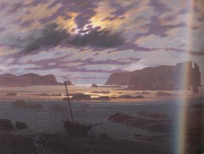 Caspar David Friedrich The Baltic sea in the Moonlight (mk10) China oil painting art